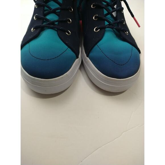 Sperry Woman 5.5M Crest Vibre Blue Ombre Sneakers Top Sliders - Picture 7 of 10